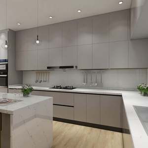 Ensemble de cuisine moderne avec îlot central - Product Image 3