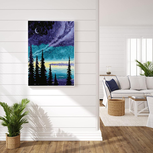<span class=keywords><strong>Pintura</strong></span> <span class=keywords><strong>de</strong></span> alta calidad por números cielo nocturno <span class=keywords><strong>estrellas</strong></span> Diy pintado a mano sobre lienzo decoración pinturas <span class=keywords><strong>de</strong></span> pared para regalos <span class=keywords><strong>pintura</strong></span> acrílica personalizada - Product Image 2