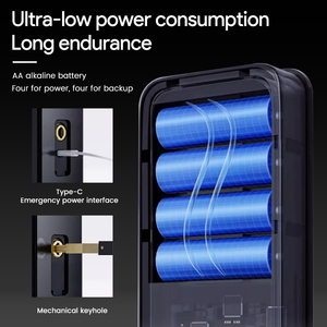 Locstar an ninh điện tử cerradura inteligente fechadura mật khẩu kỹ thuật số sinh trắc học vân tay ttlock tuay khóa cửa thông minh - Product Image 4