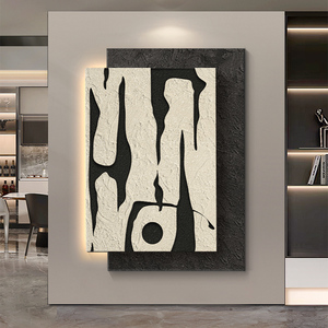 Double couche de sablage fait à la main <span class=keywords><strong>Peinture</strong></span> décorative pour la maison <span class=keywords><strong>Peinture</strong></span> de fond de couloir de <span class=keywords><strong>salon</strong></span> <span class=keywords><strong>Peinture</strong></span> décorative à LED - Product Image 2