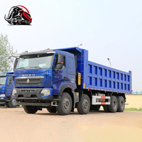 Camion benne Sinotruk d'occasion, prix des camions à benne basculante, 440HP, camion benne lourd d'occasion Sinotruk Howo TX 8x4