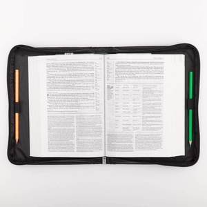 Couverture de livre de <span class=keywords><strong>Bible</strong></span> noir, couverture de <span class=keywords><strong>Bible</strong></span> de <span class=keywords><strong>proverbes</strong></span> avec poignée noire - Product Image 4