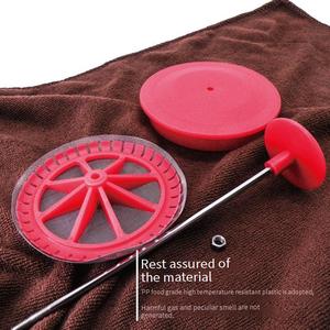 Fabricante de logotipo personalizado venta al por mayor de gama alta <span class=keywords><strong>Vintage</strong></span> 800ml forma de corazón de vidrio café francés prensa fabricante - Product Image 6