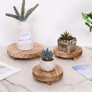 Support d'empotage en bois moderne et durable de haute qualité pour pots de fleurs avec articles ménagers faciles à assembler - Product Image 4