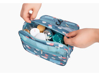 Étui de rangement pliable pour crochets, en tissu Oxford, avec plusieurs poches, crochets non inclus