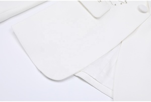 AIMEISI Completo Elegante con Strass Taglia XXXL, Set Due Pezzi con Blazer e <span class=keywords><strong>Pantaloni</strong></span> Decorati con Perline per <span class=keywords><strong>Donna</strong></span> - Product Image 4