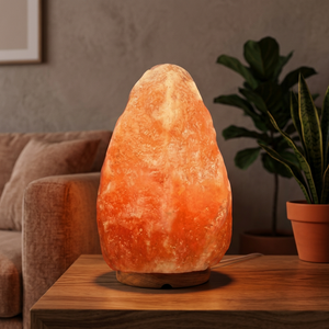 Lámparas de sal naturales originales talladas a mano, artesanías del Himalaya, lámpara de sal de roca de cristal rosa del Himalaya 100% pura. - Product Image 1
