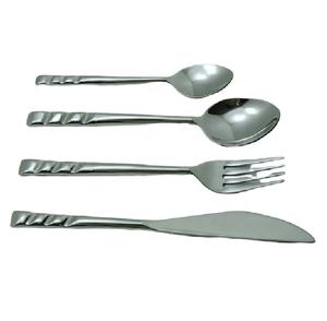 Unique Design 2021 Restaurant Use Antique Handle Stainless Steel Flatware Set Fork Spoon Cutlery Set Bag Customized Logo - Product Image 3