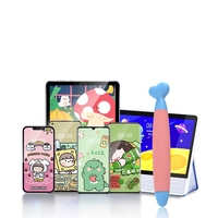Stylet capacitif passif en silicone sûr et non toxique pour enfants DH1066, idéal pour l'apprentissage et l'enseignement sur tablettes iPad