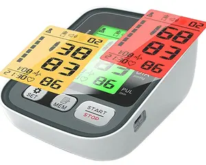 Monitor de presión arterial de brazo, esfigmomanómetro de mano, monitor digital de presión arterial de muñeca