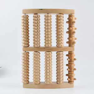 Деревянный роликовый массажер для ног из массива дерева с музыкальной функцией, производство Китай, с акупунктурными шариками - Product Image 4