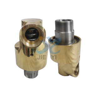 Tipo de carcasa de latón de acero inoxidable forjado 304 Rotor Junta rotativa de aceite hidráulico Unión rotativa de agua de alta velocidad 1-1/2 ''NPT RH - Product Image 1