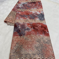 Tissu en dentelle suisse NI.AI au design unique, tissu imprimé en dentelle africaine de Dubaï, dentelle suisse en coton
