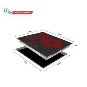 BARBECUE électrique Plaque Chauffante Infrarouge 3 Brûleurs Cuisinière En Céramique - Product Image 1