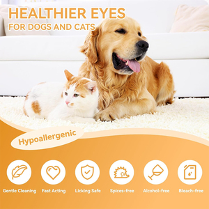 Toallitas húmedas hipoalergénicas para limpieza <span class=keywords><strong>de</strong></span> Ojos <span class=keywords><strong>de</strong></span> mascotas para perros y gatos - Product Image 5