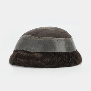 AUSTRALIAS Sistema de Reemplazo Capilar para Hombres, Tupé de Encaje Suizo con Aspecto Natural y Borde Festoneado, Parche de Cabello Humano - Product Image 2