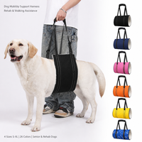 Harnais de levage pour chien, réglable, avec sangle de soutien, réfléchissant, respirant, doublure en polaire Sherpa, harnais de rééducation pour chiens âgés ou blessés