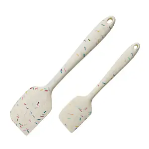 Chịu nhiệt độ cao Silicone Scraper không dính nướng nấu ăn bơ kem sprinkles Silicone thìa