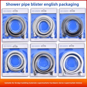 Tubo <span class=keywords><strong>Flessibile</strong></span> per Doccia in PVC ad Alta Densità Antiesplosione, Durevole, Facile da Installare, Accessorio Moderno Universale per Bagno, Grande Flusso d'<span class=keywords><strong>Acqua</strong></span> - Product Image 3