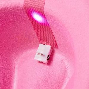 Chapeau de cow-boy rose lumineux pour sports de plein air avec bordure en plumes - Unisexe adulte - Vente en gros - Product Image 5