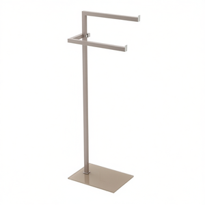 Porte-serviettes sur pied 28 cm de longueur, 20 cm de largeur, 86 cm de hauteur, couleur Bianca - Product Image 3