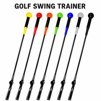 Aide à l'entraînement du swing de golf - Bâton d'échauffement ambidextre en fibre de verre et TPE pour l'entraînement de la force, de la flexibilité et du rythme (longueur personnalisable)