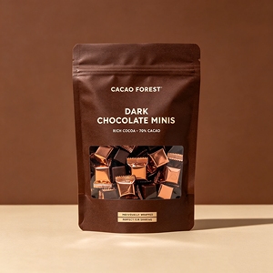 Sachets d'emballage alimentaire jetables en PE écologiques avec impression personnalisée pour chocolat blanc, gaufrettes au chocolat et chocolats en bouchées - Product Image 1