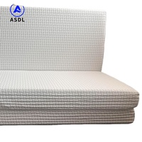 Dreifach gefaltete Matratze für Boden und Reisen mit abnehmbarer Bucht Faltbare Matratze Memory Foam Matratze