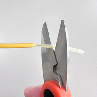 VINTOOL Ciseaux à lame dentelée en fibre optique Outils de coupe Kevlar Ciseaux dentelés en fibre Kevlar