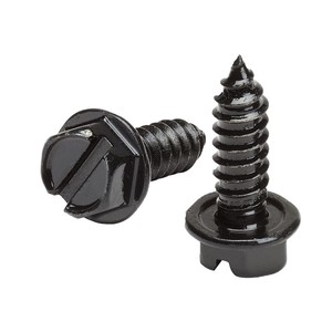 Tornillos Negros Antirrobo <span class=keywords><strong>para</strong></span> Fijar Matrículas, Marcos y Cubiertas de Matrículas en Automóviles y Camiones - Product Image 4