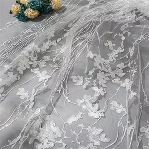 Spot Women's Dress Hem With Mesh Embroidery And Edging Decorative Women's Dress Lace Wedding Dress Lace Fabric