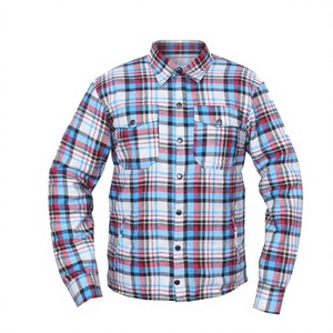 Camisa de Motociclismo para Hombre, Transpirable, con Estampado a Cuadros, Forro Protector, Tallas Grandes, Logotipo Personalizado - Product Image 6