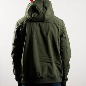 Breathable Lightweight <b>Waterproof</b> Winter Wear <b>Warm</b> Customized Logo Hooded Full Sleeves Street Wear Softshell <b>Jacket</b> For Men - Product Image 2