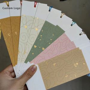 Custom Rectangle Paper Bookmarks with Tassel, Eco-friendly for Company Giveaways - Product Image 4