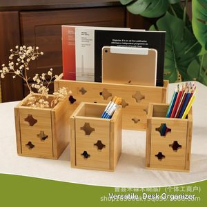 Estante de Almacenamiento de Cocina de Bambú, Escurridor de Platos Multifuncional con Panel Deslizable, Fácil de Limpiar, Organizador de Vajilla - Product Image 3