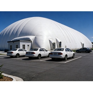 Estructura de cúpula inflable de membrana de PVC PVDF de construcción rápida, impermeable e ignífuga, para pabellón de tenis y pista de pádel. - Product Image 1