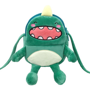 <span class=keywords><strong>Sac</strong></span> à <span class=keywords><strong>dos</strong></span> en peluche pour garçons, motif animal de dessin animé mignon, <span class=keywords><strong>sac</strong></span> bandoulière anti-vol avec fermeture à bouton en microfibre, 20-36L - Product Image 5