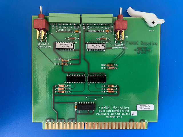Robotics NE-2002-105-007 REV E Dual Encoder Output Board