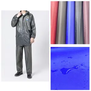 polyester taffeta PVC waterproof coated fabric umbrella raincoat waterproof fabric