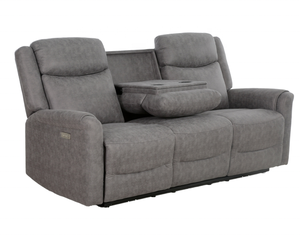 SX-81312-3 moderne Power <span class=keywords><strong>Recliner</strong></span> 3 Sitze Leathaire Okin Motor USB Ladegerät Klapptisch PP Cup Holder Schaum Padding pocket Spring" - Product Image 1