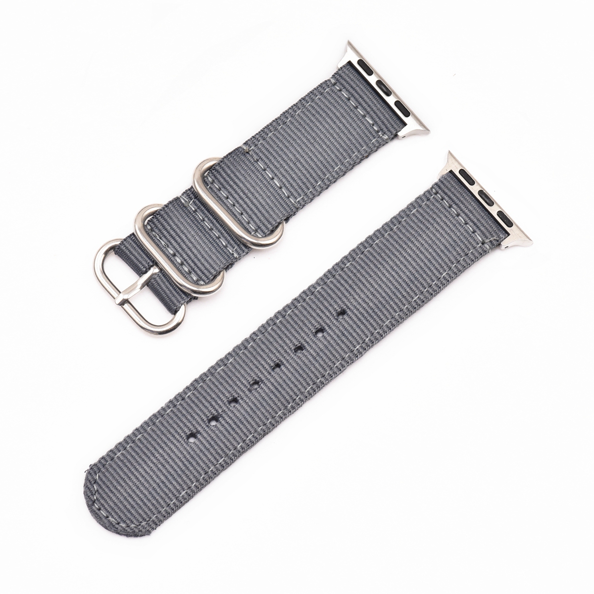 Hebilla gris++plata