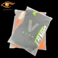 Sac de rangement givré recyclable avec fermeture éclair pour vêtements et couettes, pliable en PE, avec option de logo personnalisé
