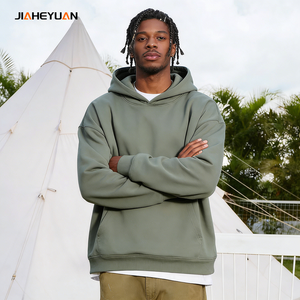 Wholesale Custom Blank Oversized <strong>Men</strong> <strong>Hoodies</strong> Streetwear Pullover Cotton Unisex Comfortable Thick Style Clothing Manufacturers - Product Image 2