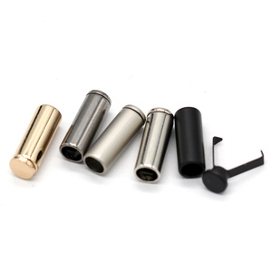 SAS biểu tượng tùy chỉnh kim loại aglet laser logo dây giày tip Sneaker Phụ kiện dây rút dây kim loại chuỗi kết thúc cho hoodie nút chai - Product Image 2