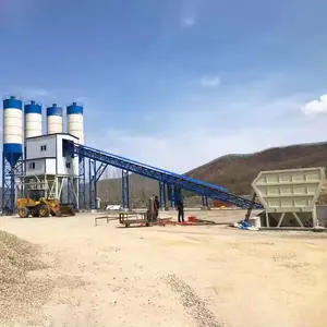 Yeni elektrik WCB300T/H stabilize toprak karıştırma ekipmanları düşük maliyetli stabilize toprak çimento karıştırma tesisi makinesi