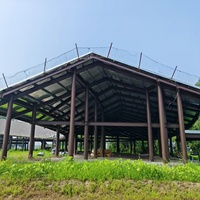 Hall d'accueil touristique en structure acier sur mesure, bâtiment préfabriqué modulaire pour bureau