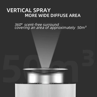 Diffuseur d'arômes de voiture intelligent à écran tactile, rechargeable, 10 ml, en métal, sans eau, écologique, certifié CE, populaire en 2025