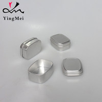 Nouveautés : Boîte métallique rectangulaire mini de 60 ml en aluminium avec couvercle coulissant, sérigraphiée, pour capsules de médicaments, pilules, emballage cosmétique