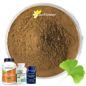 Заводская поставка, чистый натуральный экстракт листьев гинкго билоба, порошок, 24% 6% 5%, флавоноиды, органический экстракт гинкго билоба - Product Image 1