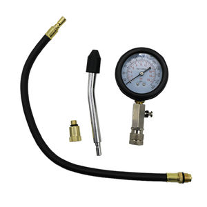0-300 PSI компрессионный Тестер Комплект Профессиональный бензиновый газовый цилиндр, манометр, автомобильный инструмент для мотоцикла, грузовика - Product Image 5